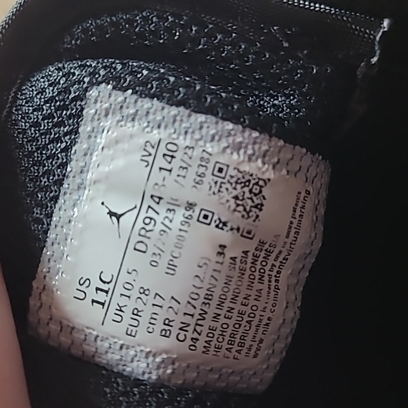 Jordan 1 Low ALT White Black Royal Blue (PS) size 11c - Picture 10 of 10